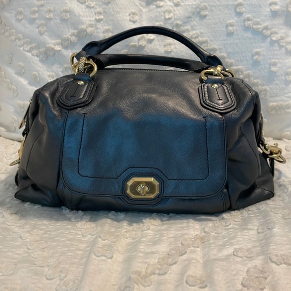 Coach Handbags - Coach Campbell Turnlock Satchel F25508